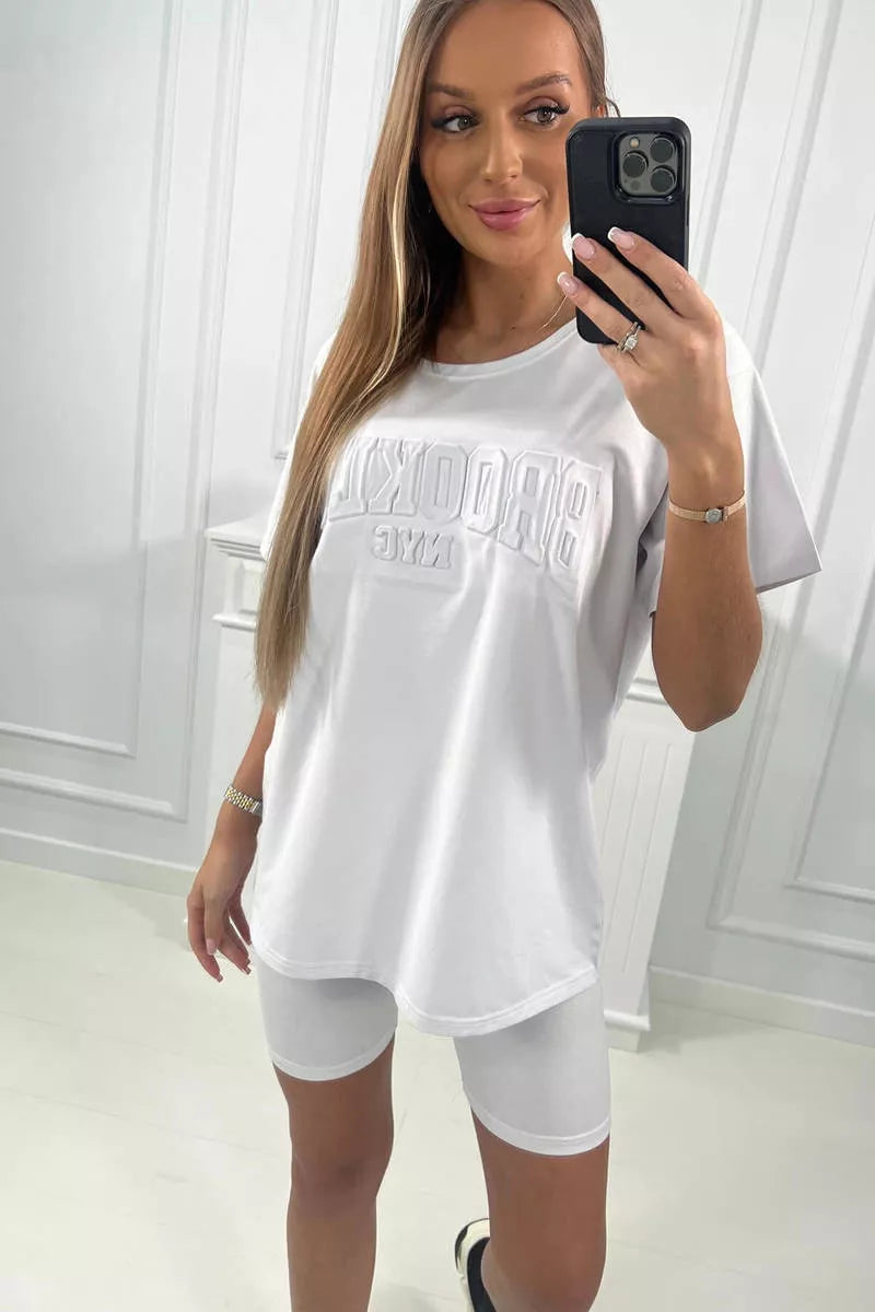 Women's white suit Korina