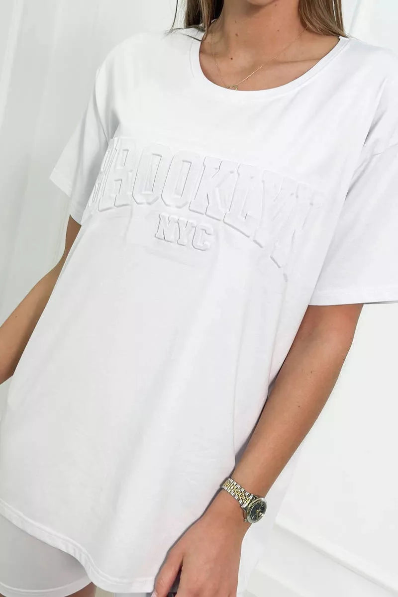 Women's white suit Korina