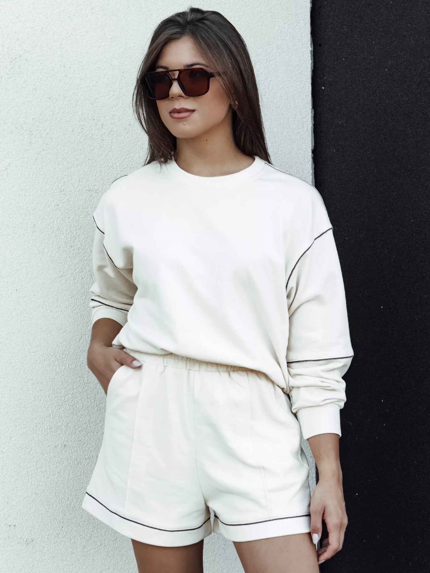 Women's white suit Megin