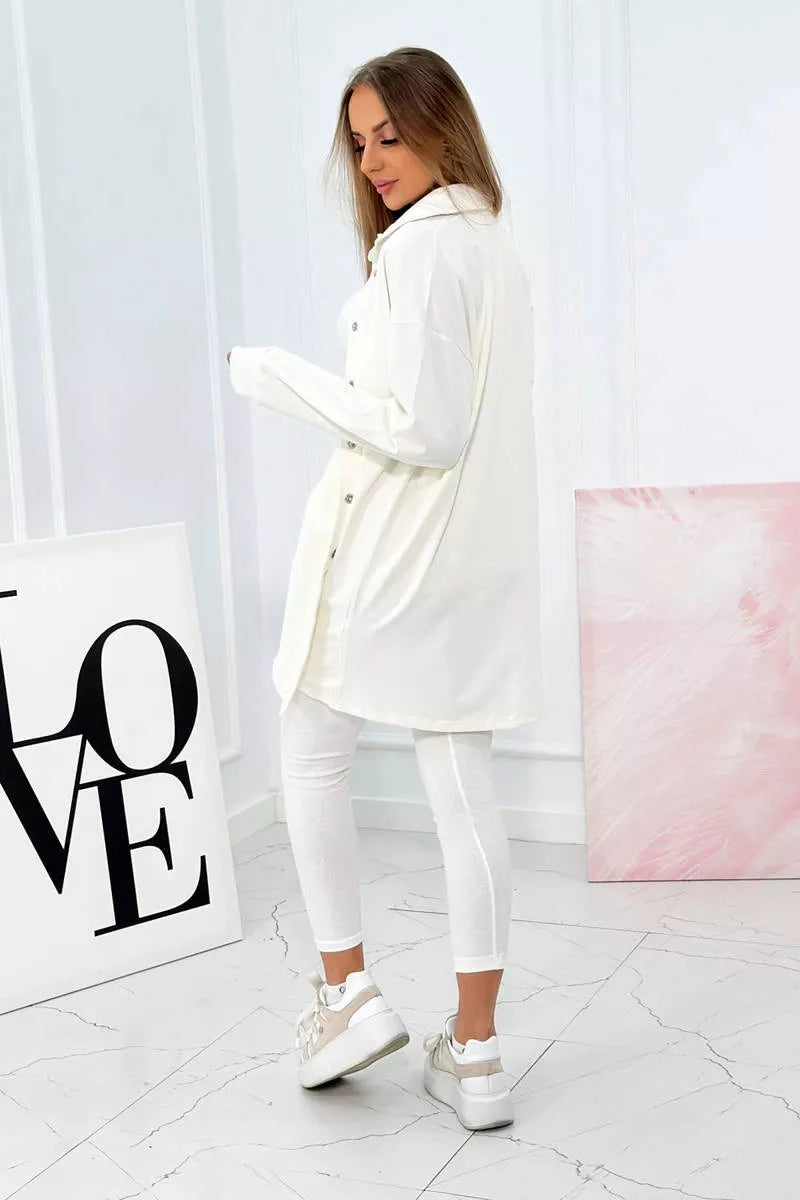 Women's white Triple set.