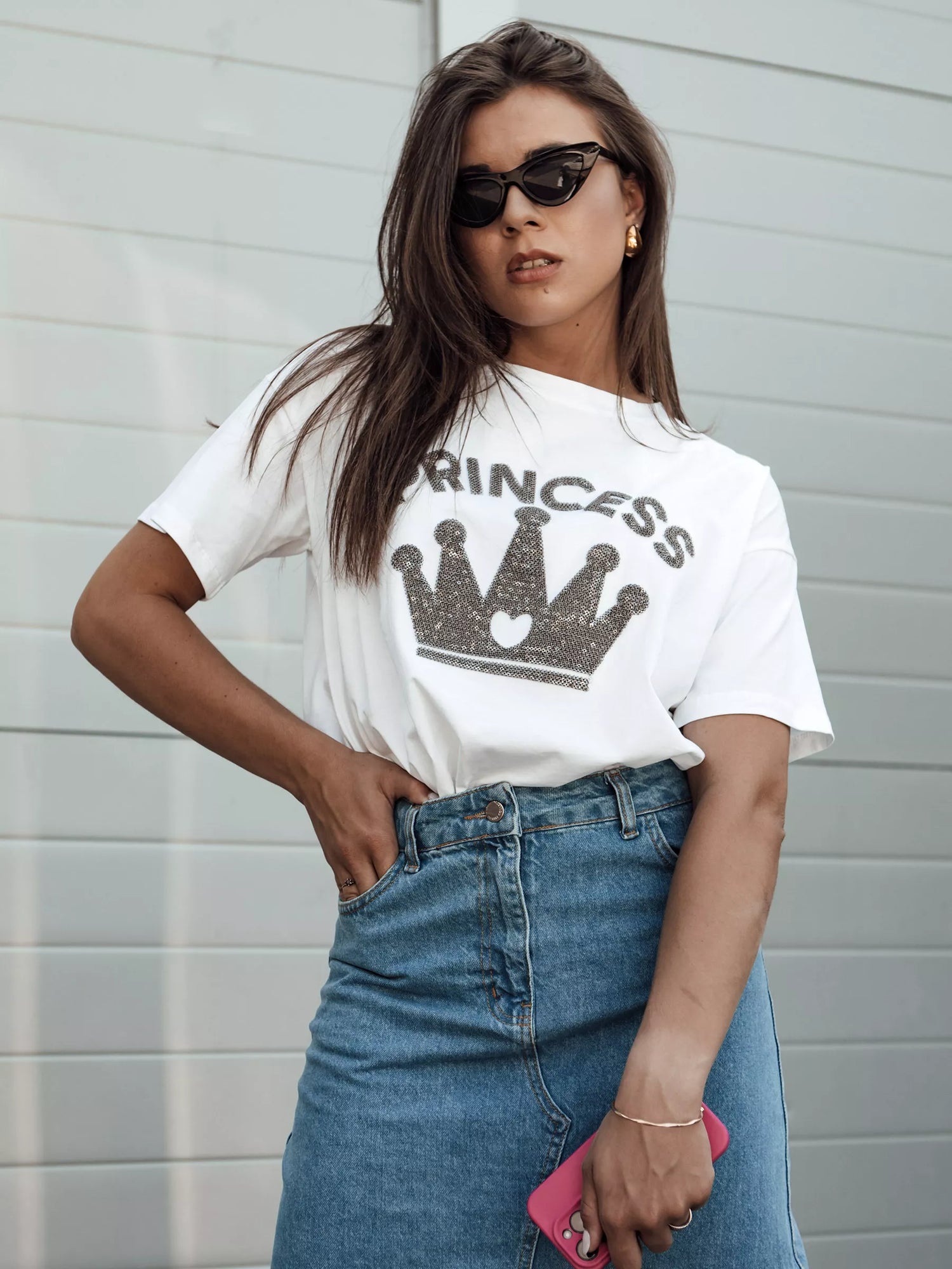 Women's white Princess T-shirt
