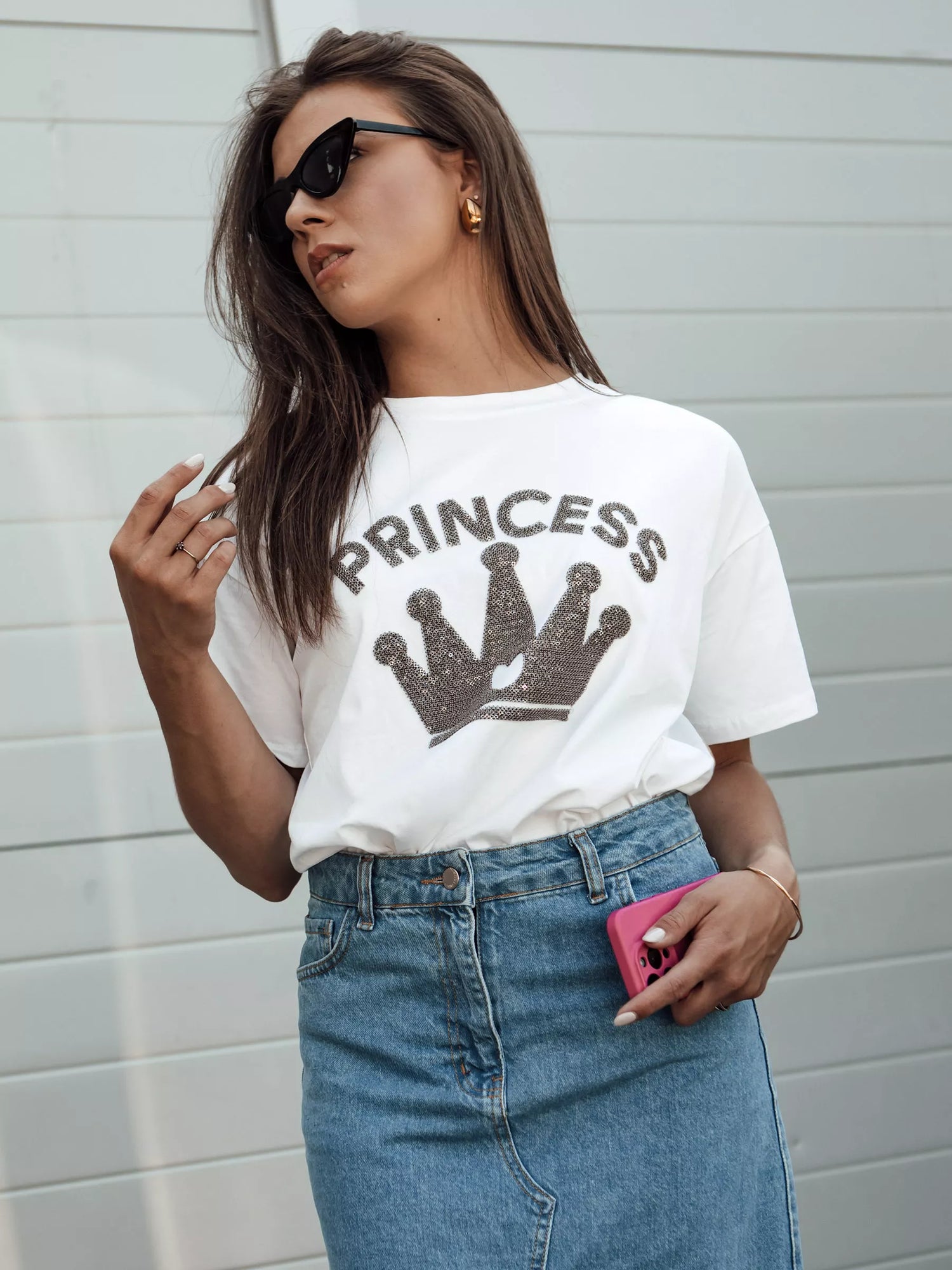 Women's white Princess T-shirt