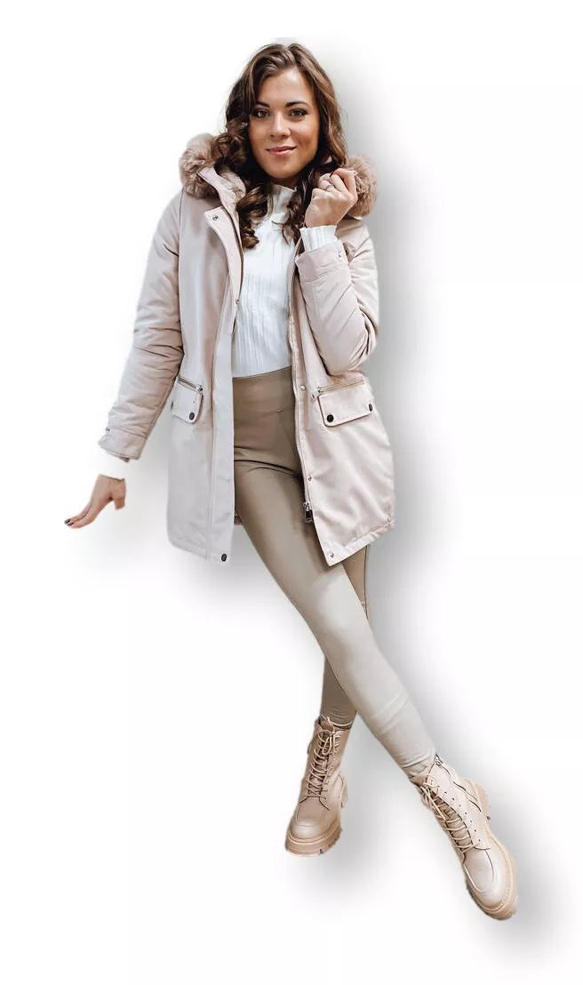 Women's beige jacket Spare