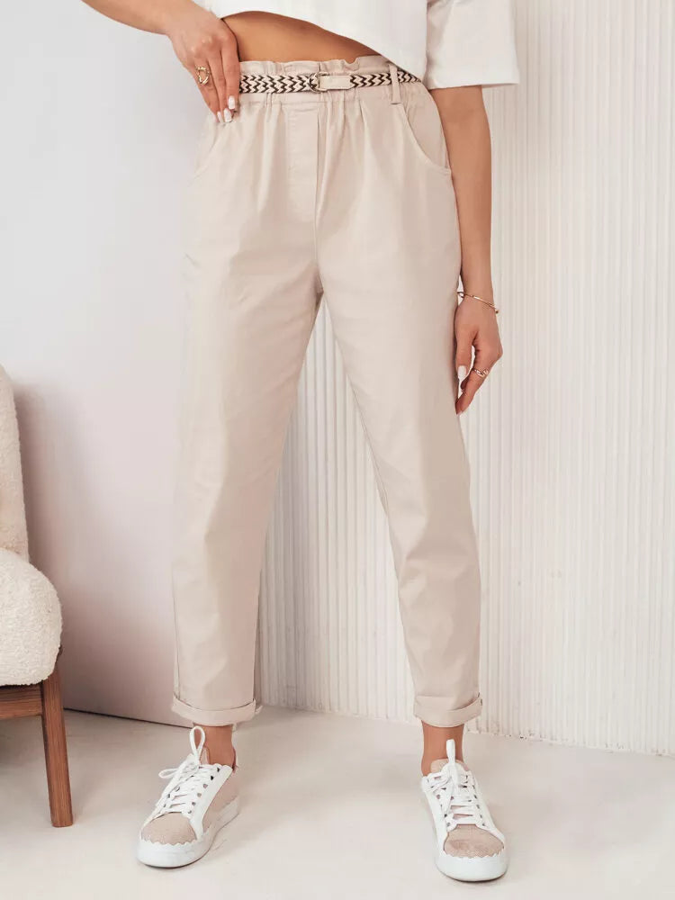 Women's trousers light brown Erli