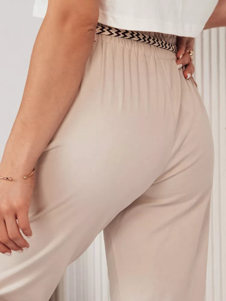 Women's trousers light brown Erli