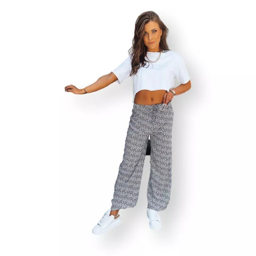 Women's black Step pants