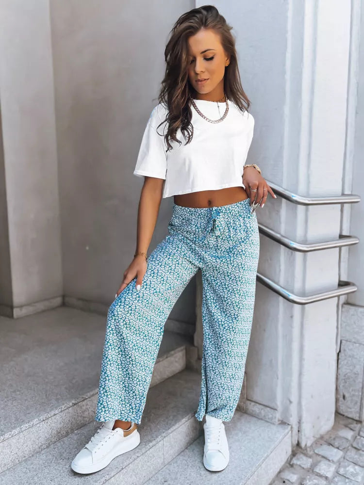 Women's green Step pants