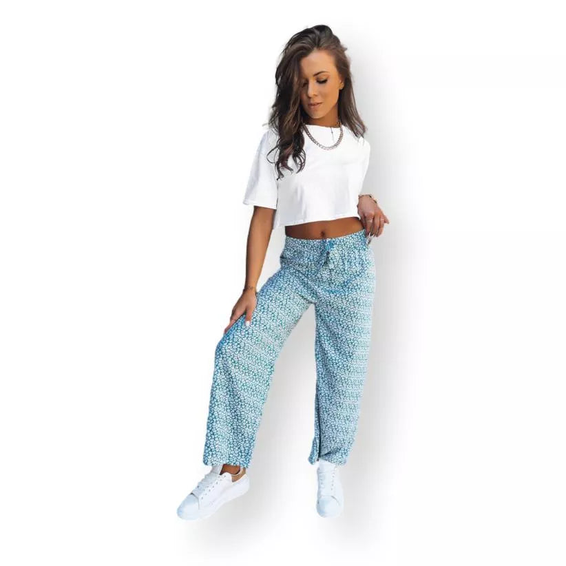 Women's green Step pants