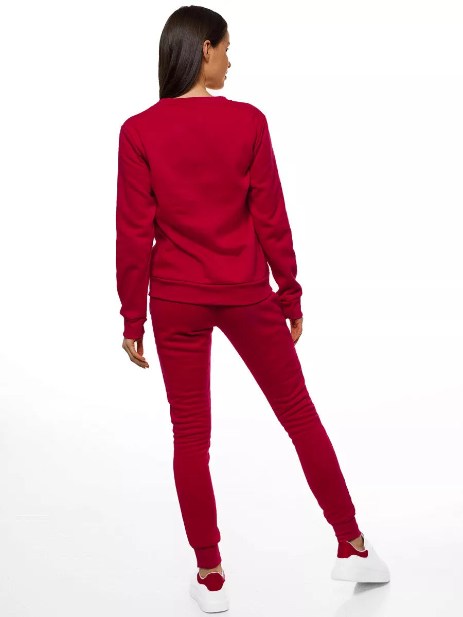 Women's burgundy sweater MAMA