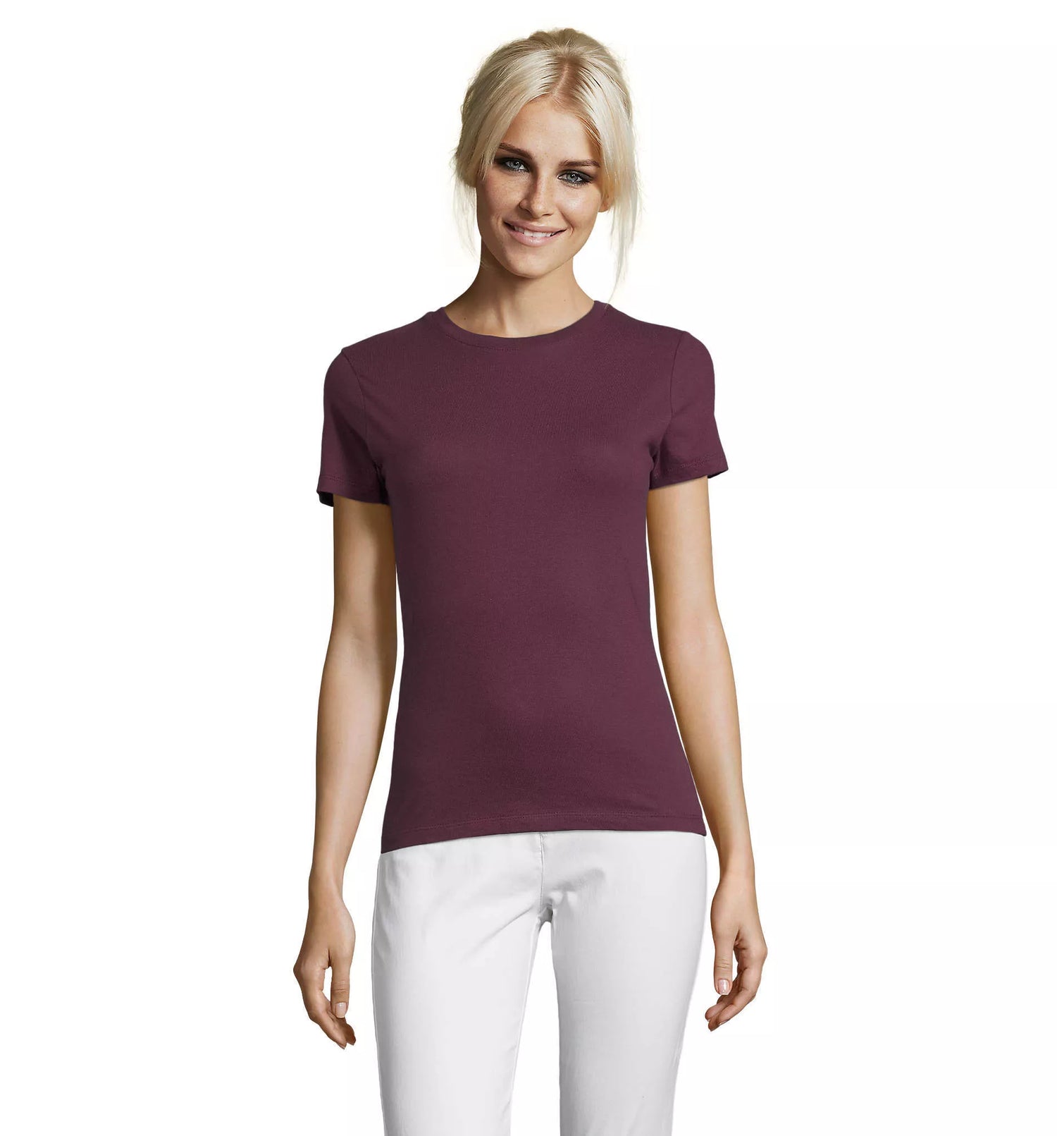 Women's burgundy T-shirt Regent Women