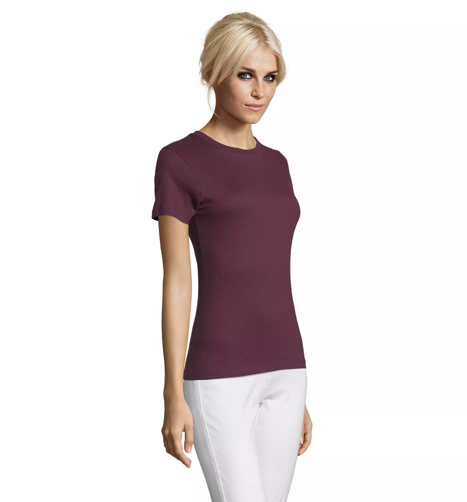 Women's burgundy T-shirt Regent Women
