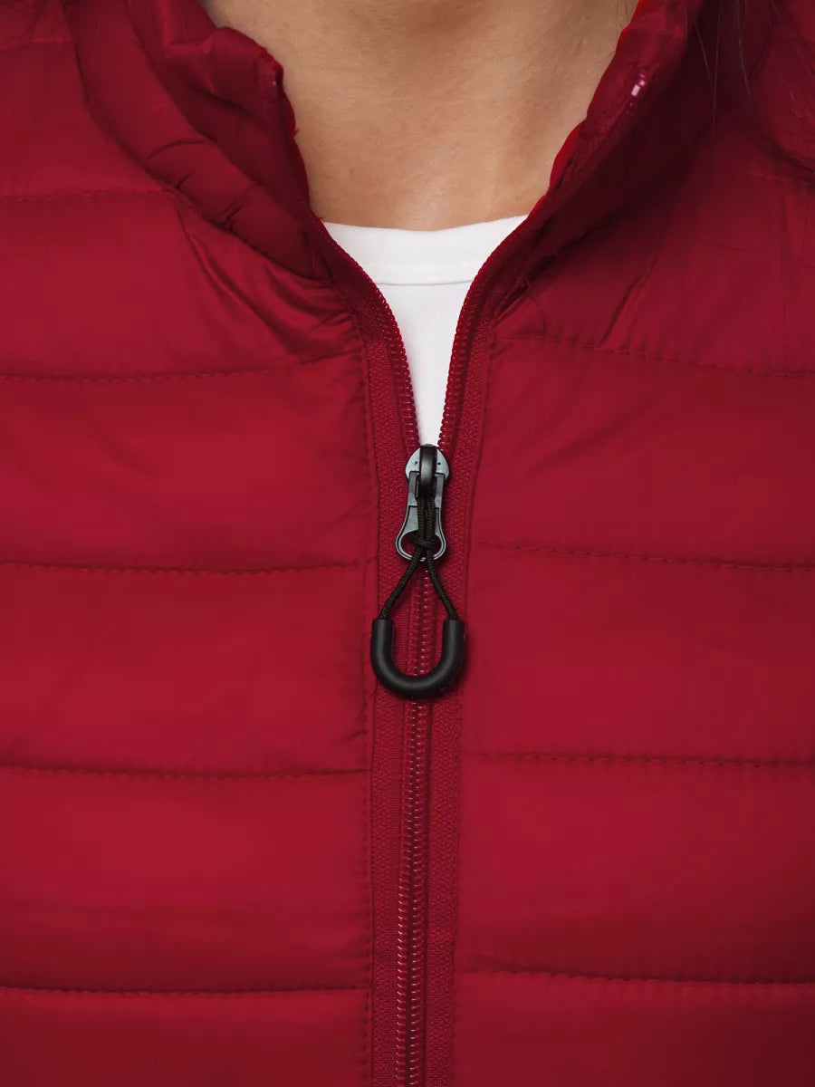 Burgundy women's spring jacket Doli