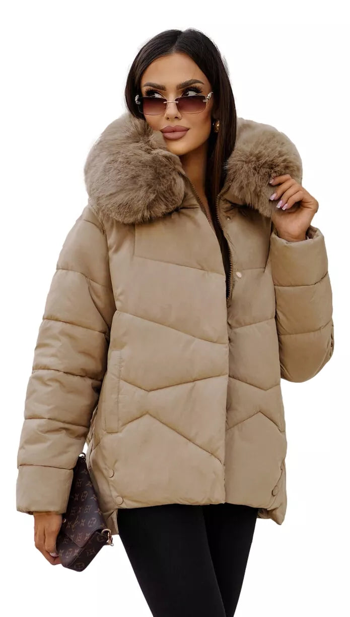 Brown women's jacket Marind