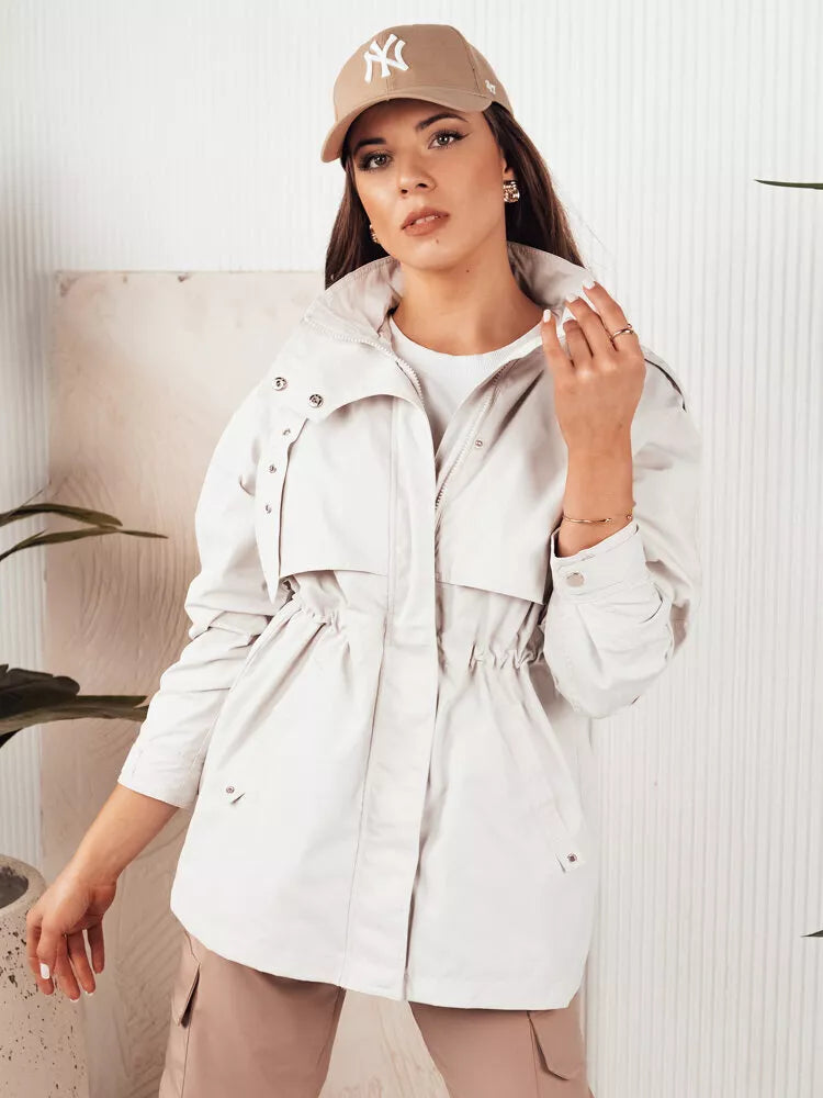 Women's brown thin jacket Tilan