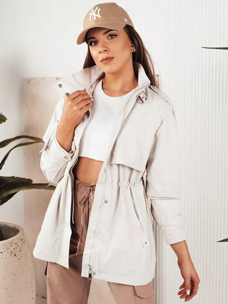 Women's brown thin jacket Tilan