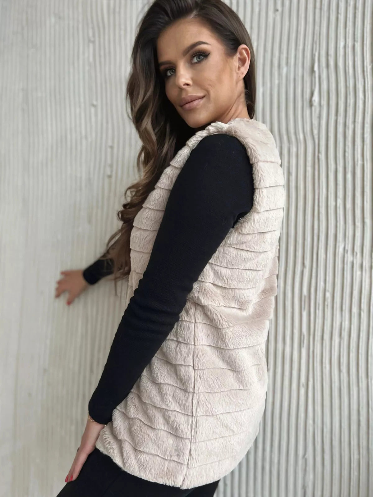 Women's brown vest Drel