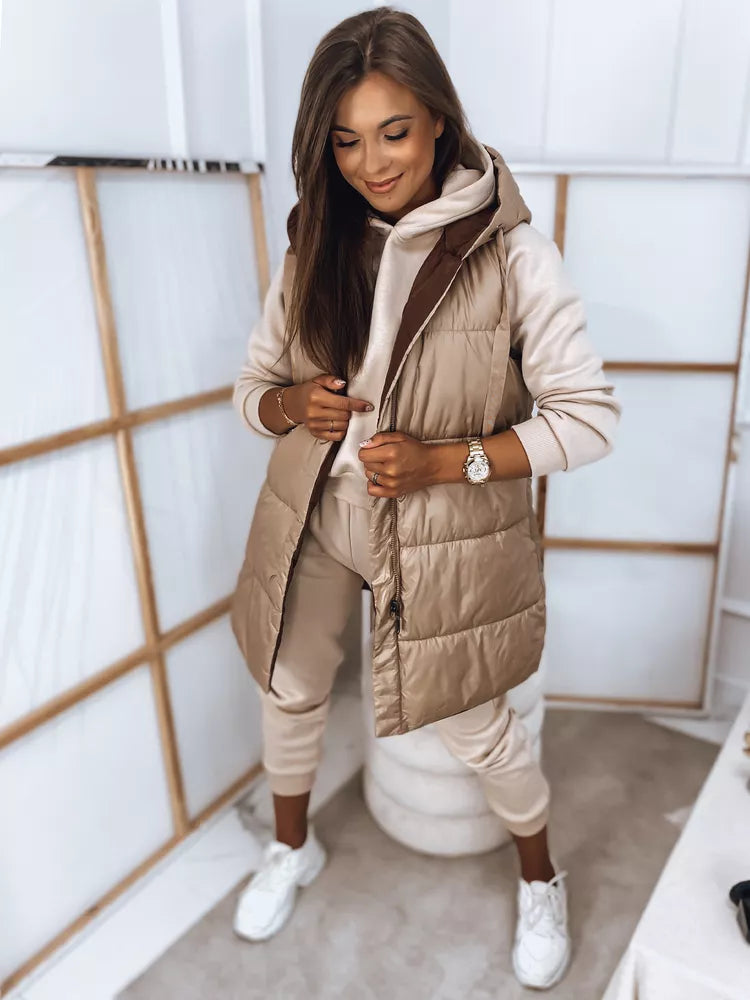 Women's brown vest Rosi