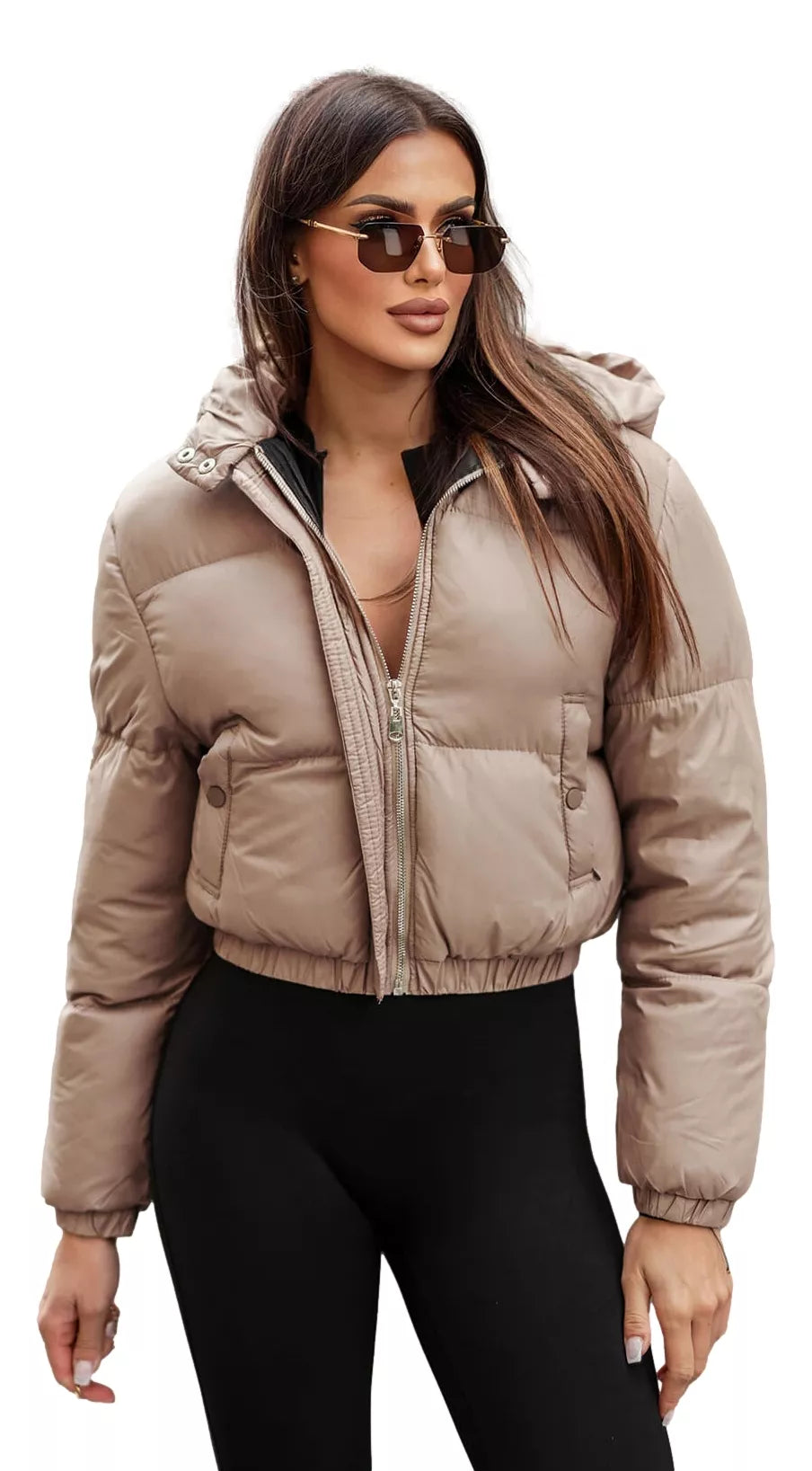 Brown winter women's jacket Jenner