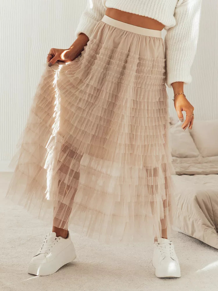 Women's brown skirt Pastella