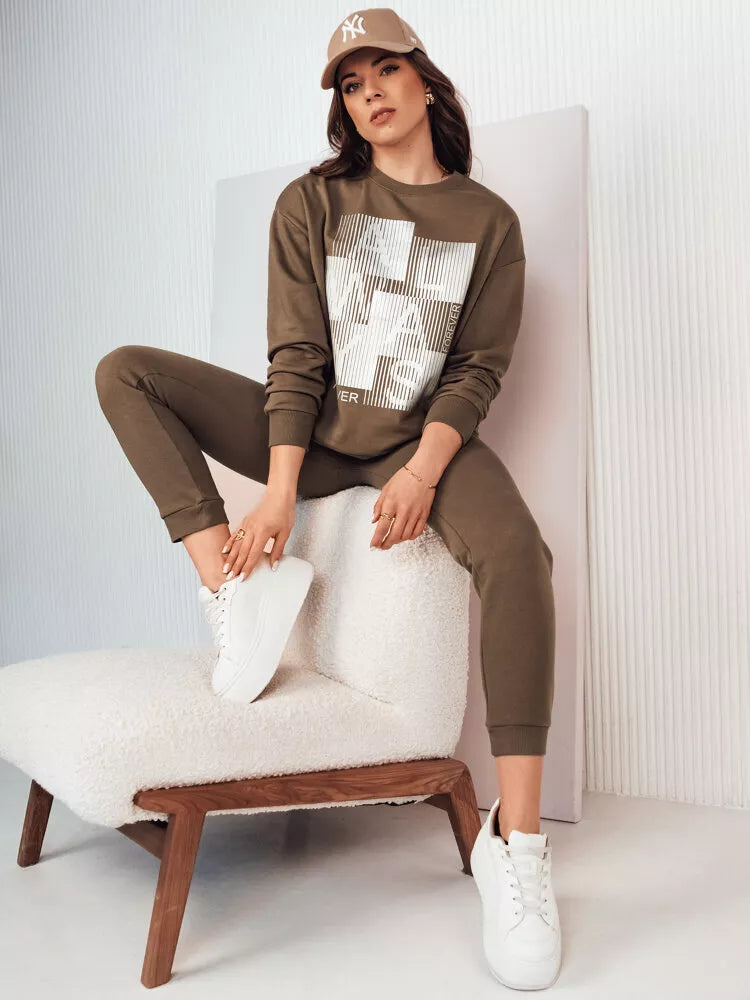 Women's brown sweater Femme