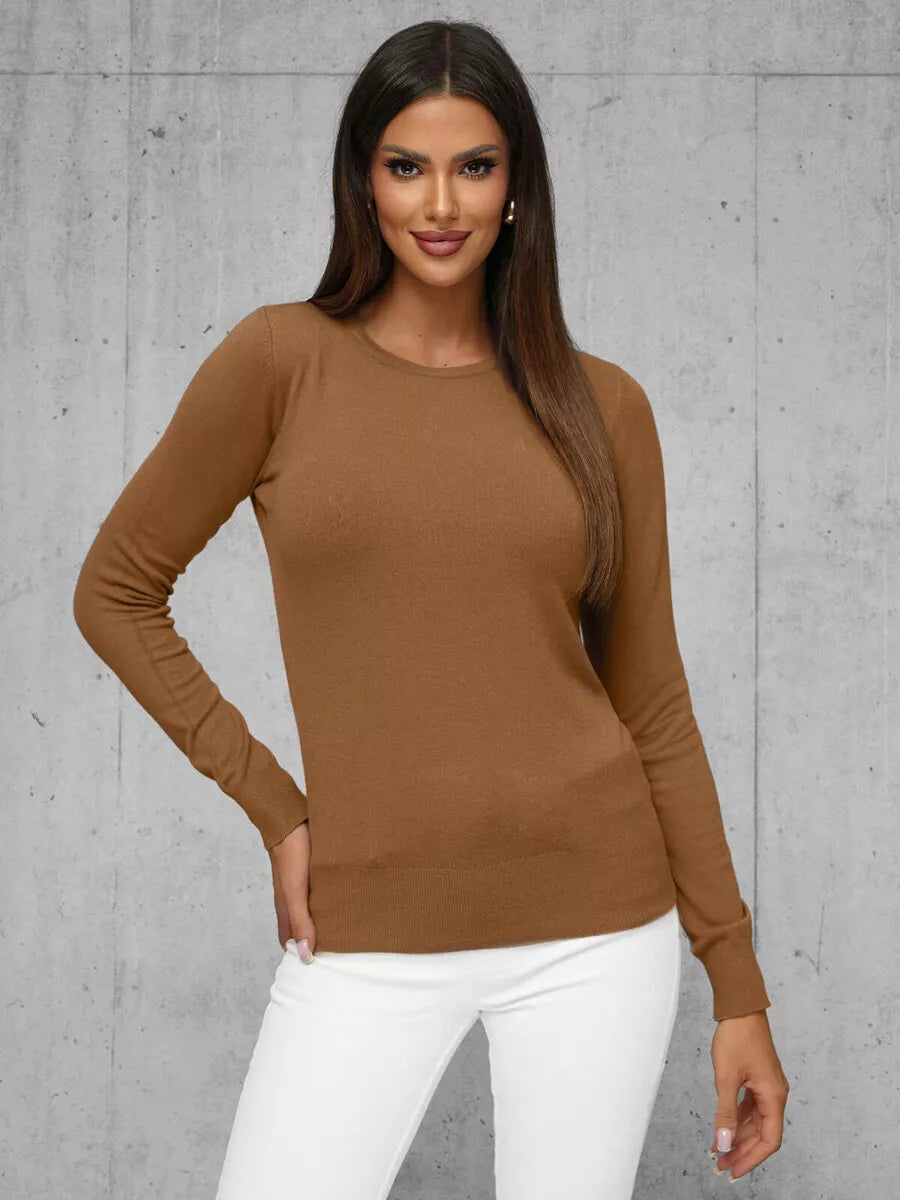 Women's brown sweater Stel
