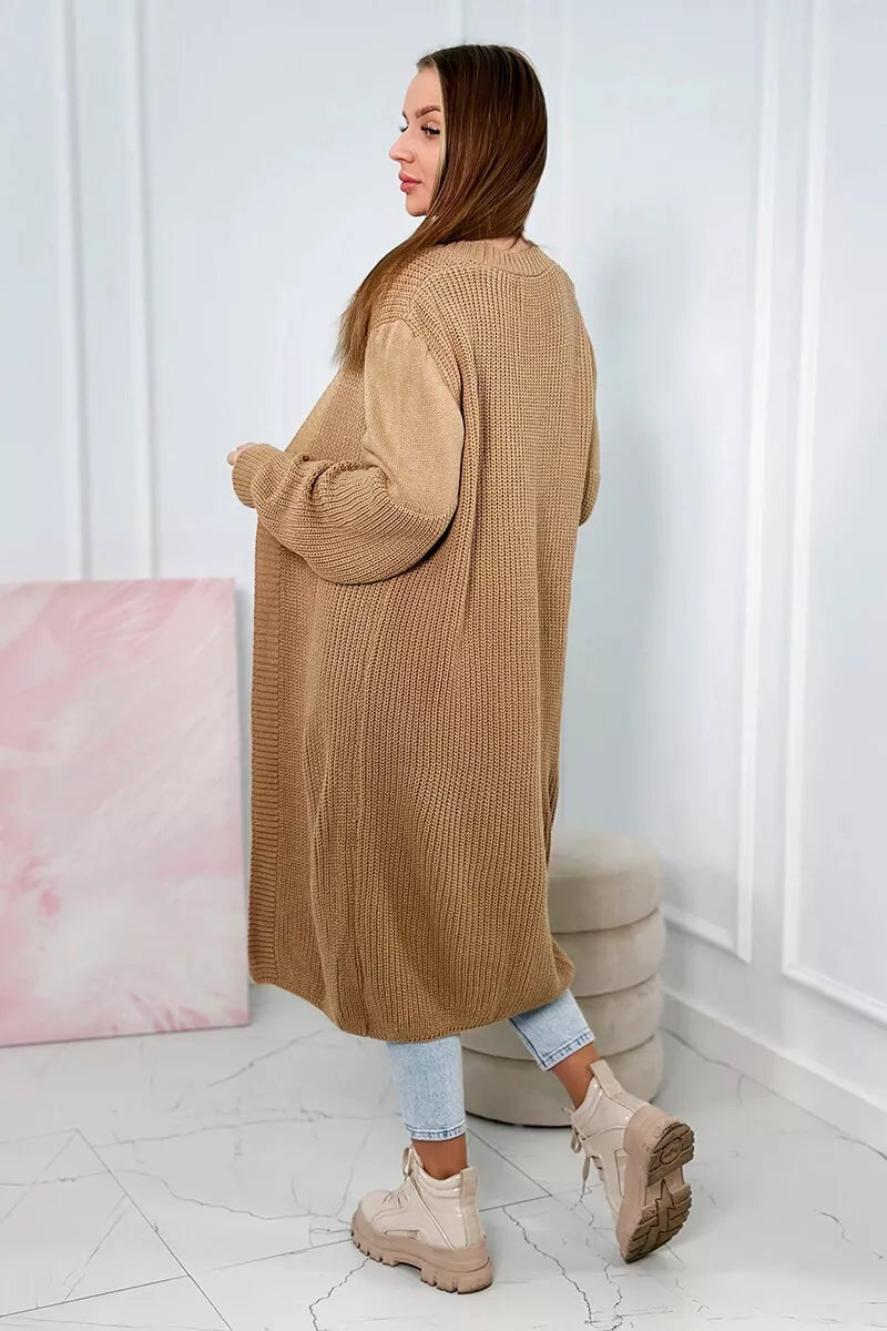 Women's brown cardigan Longy 