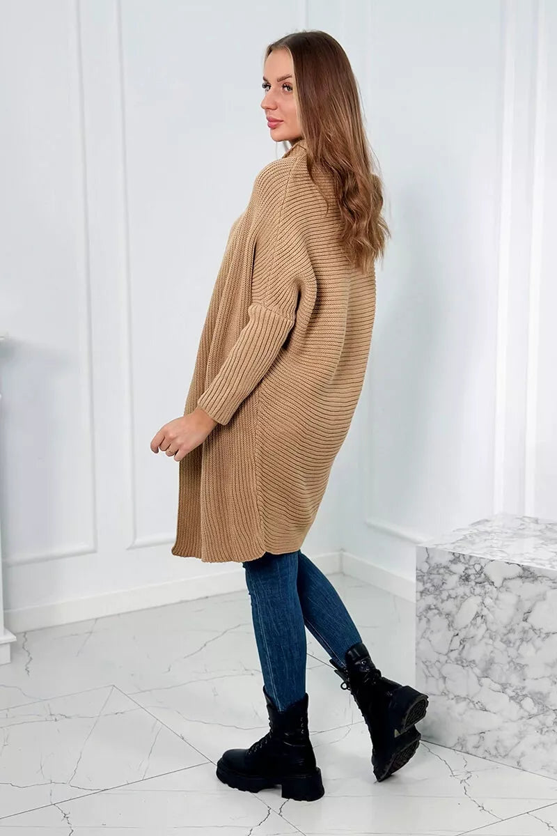 Women's brown cardigan Nave