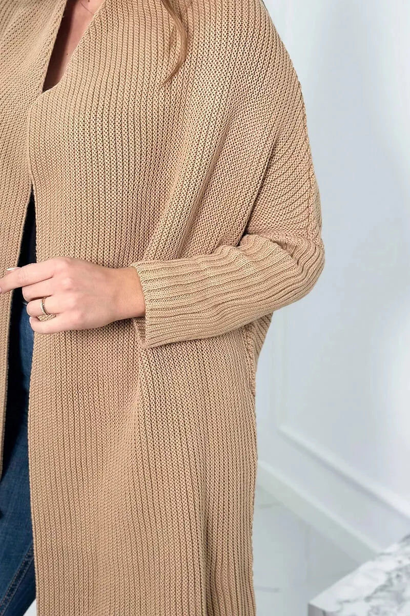 Women's brown cardigan Nave