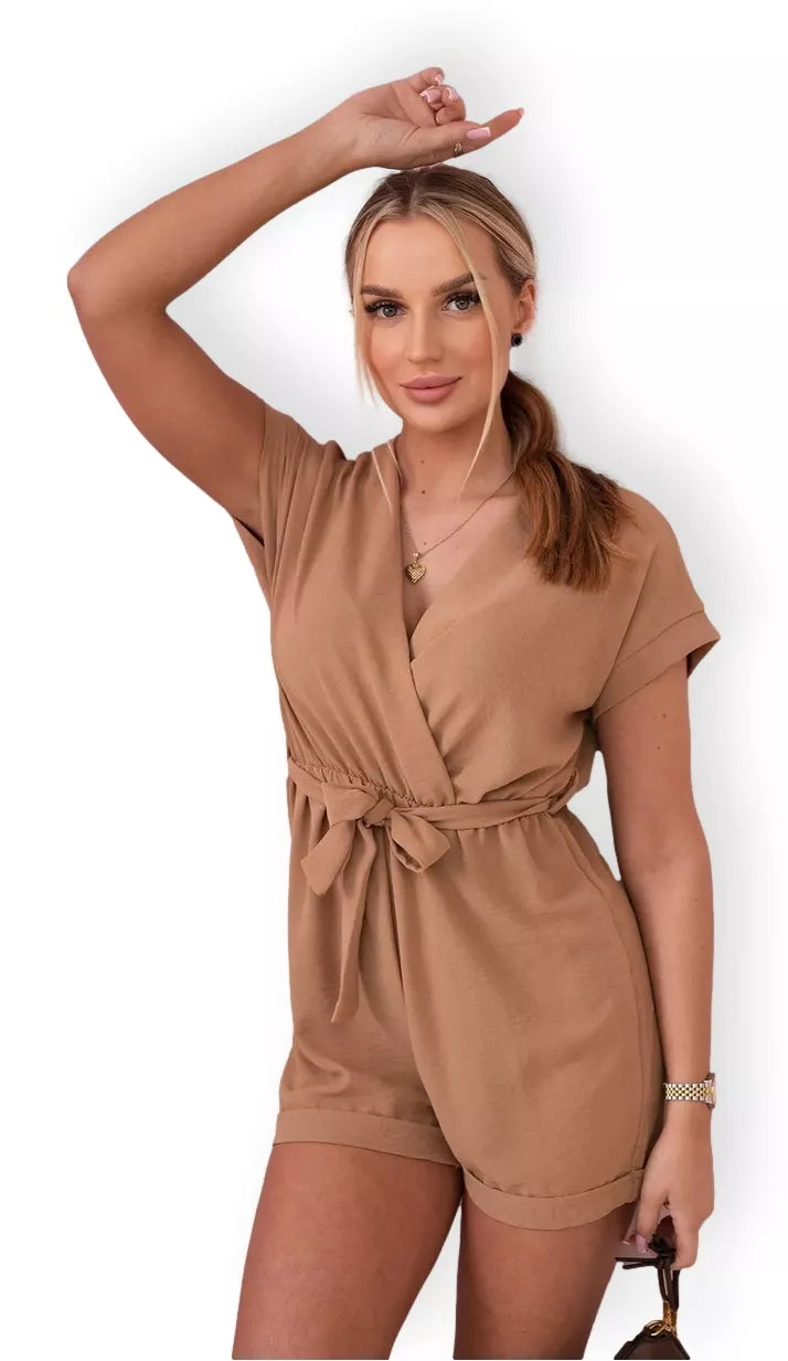 Nicolette women's brown jumpsuit