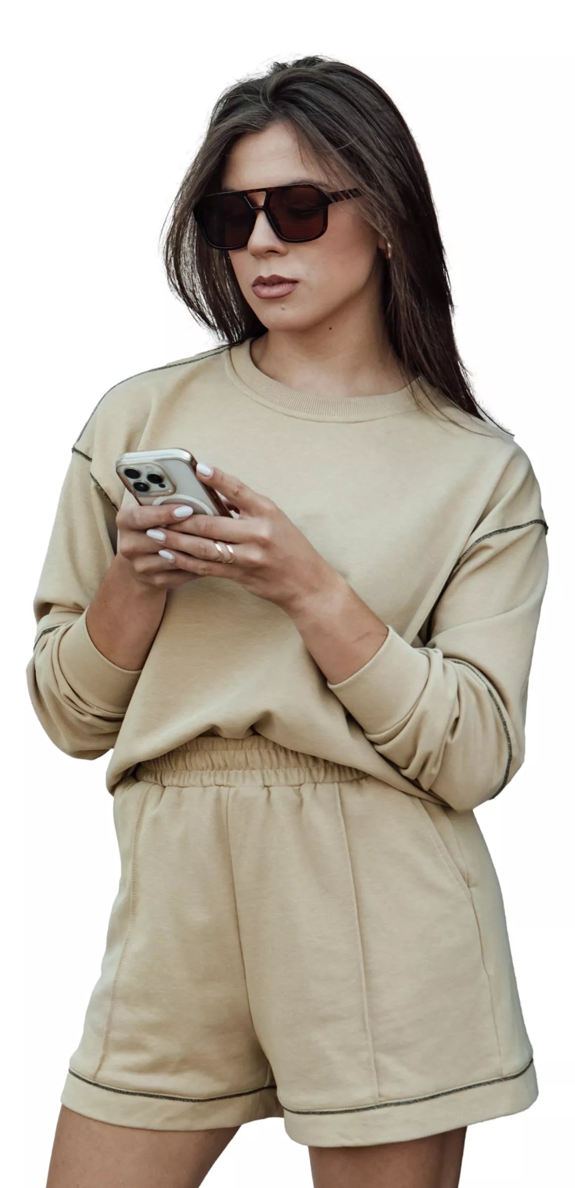 Women's brown suit Megin