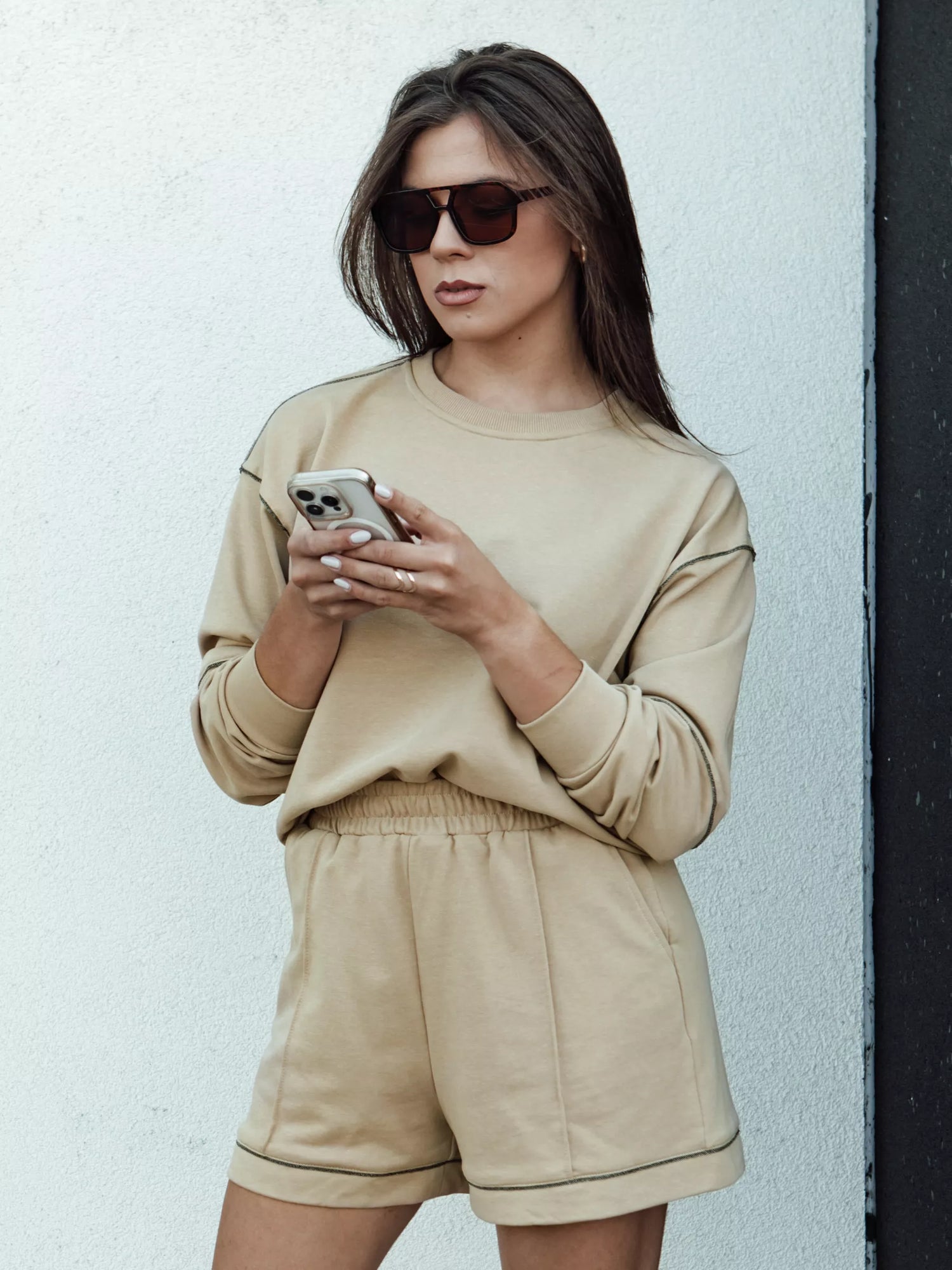 Women's brown suit Megin