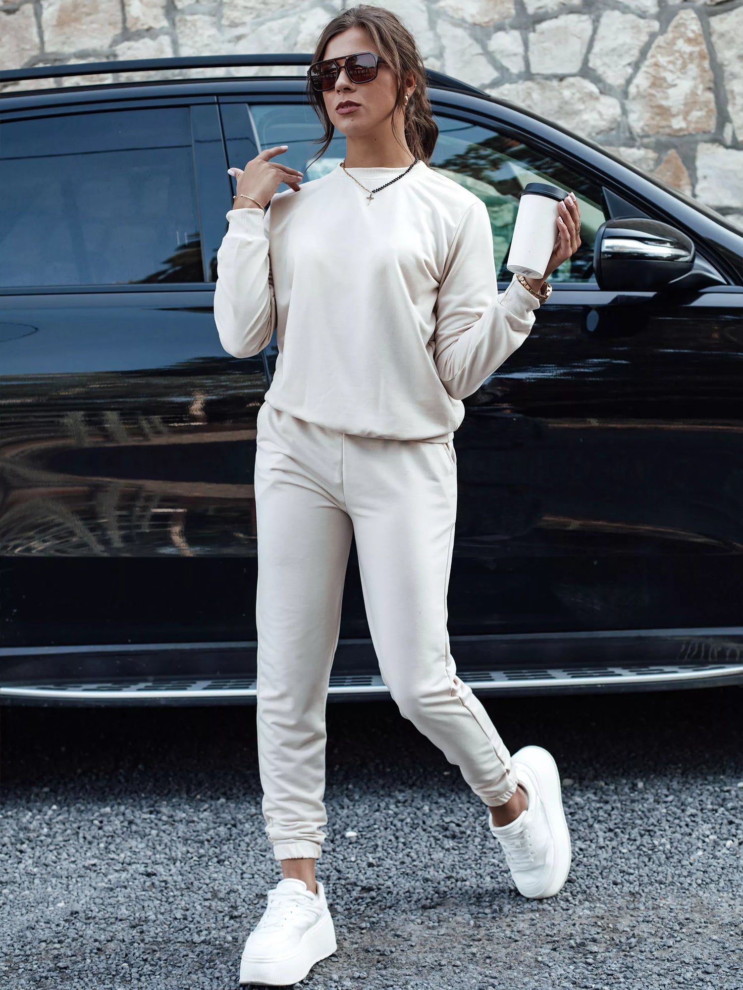 Women's brownish Milin set.