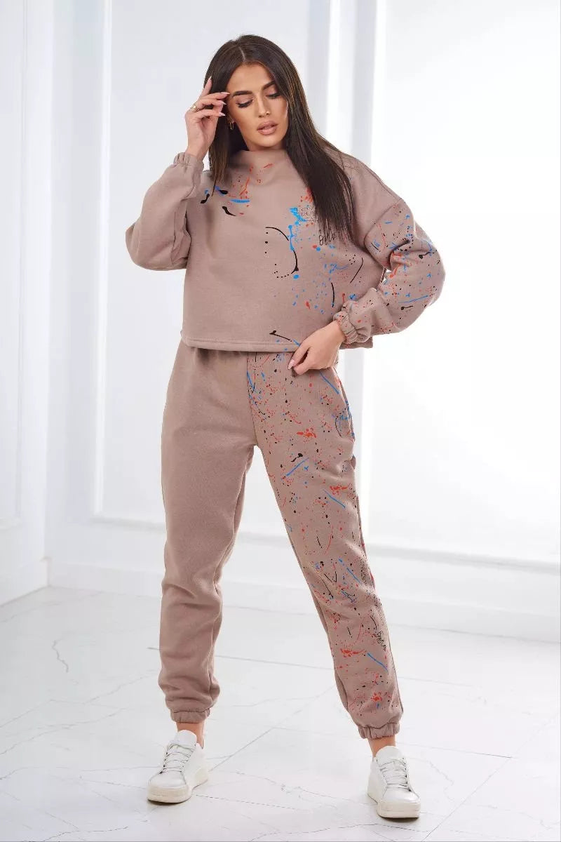 Women's brown Splash set.