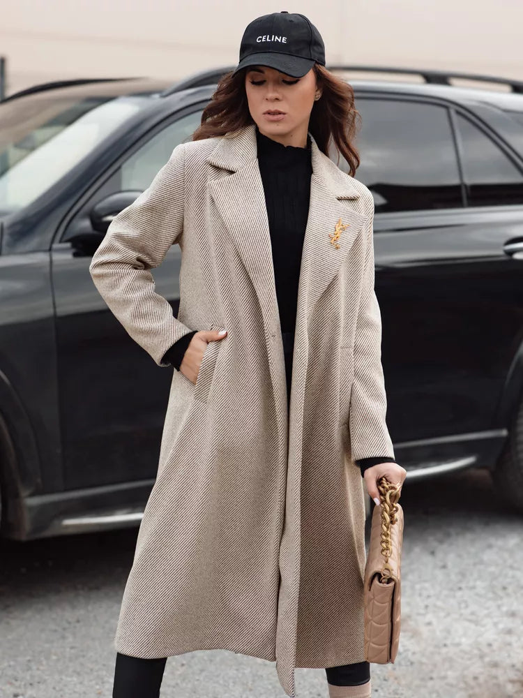 Women's brown coat Abel