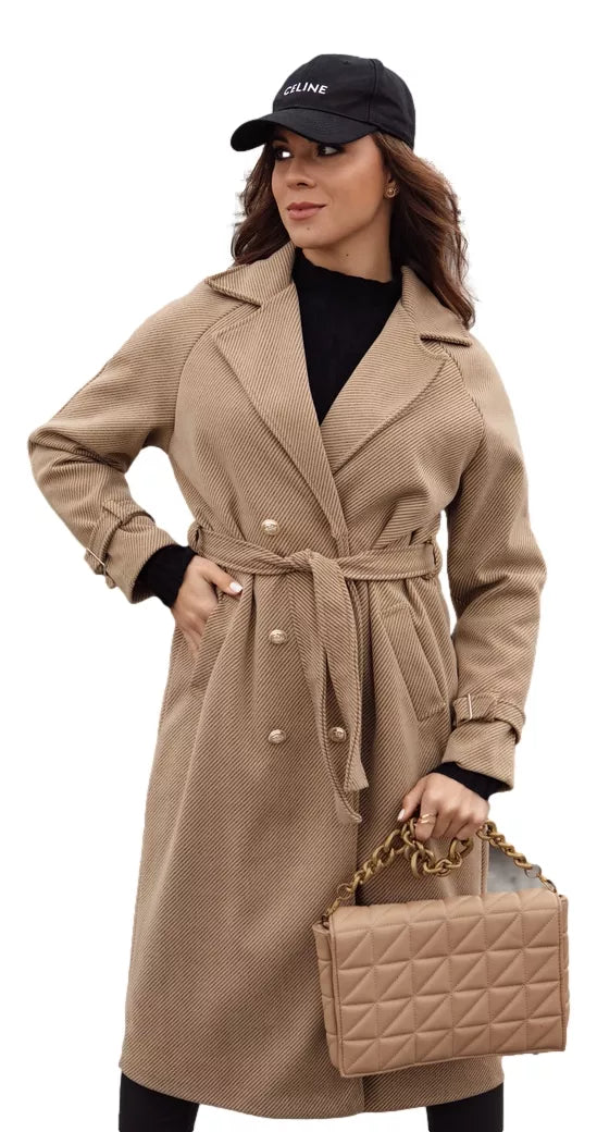 Women's brown coat Cameli