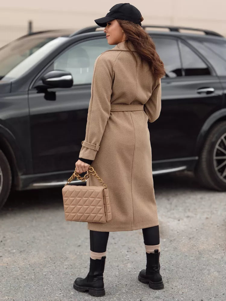 Women's brown coat Cameli