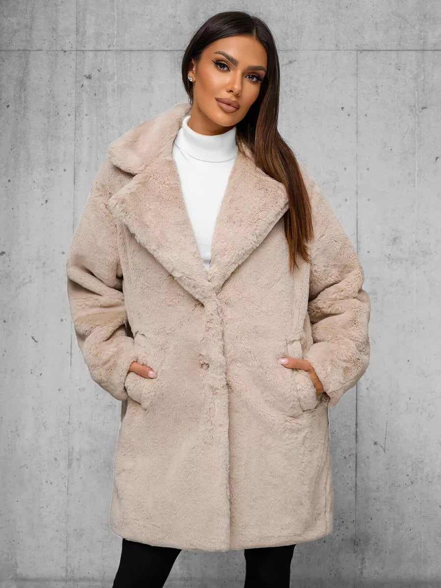 Women's brown coat Klara