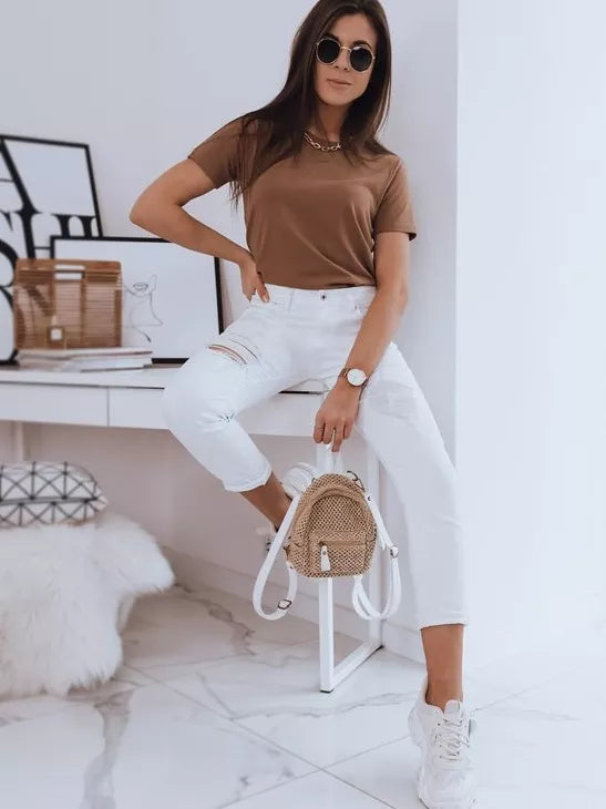 Women's brown T-shirt Mayla