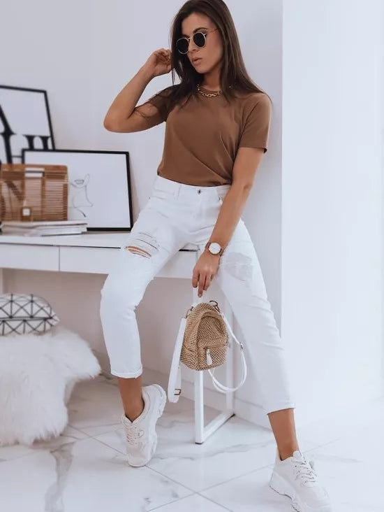 Women's brown T-shirt Mayla