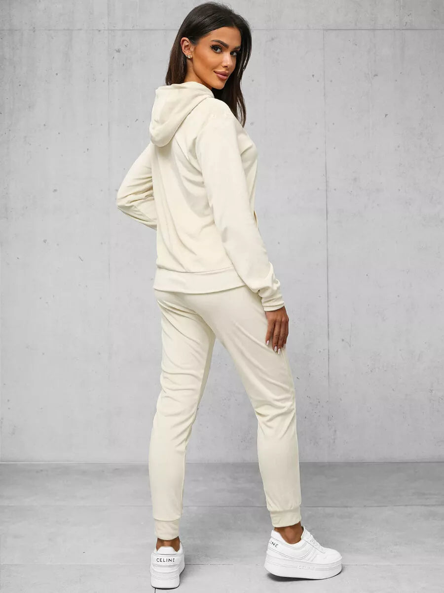 Women's brownish velour set Softi