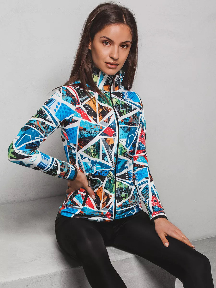 Women's two-piece tracksuit, gray, Zora.