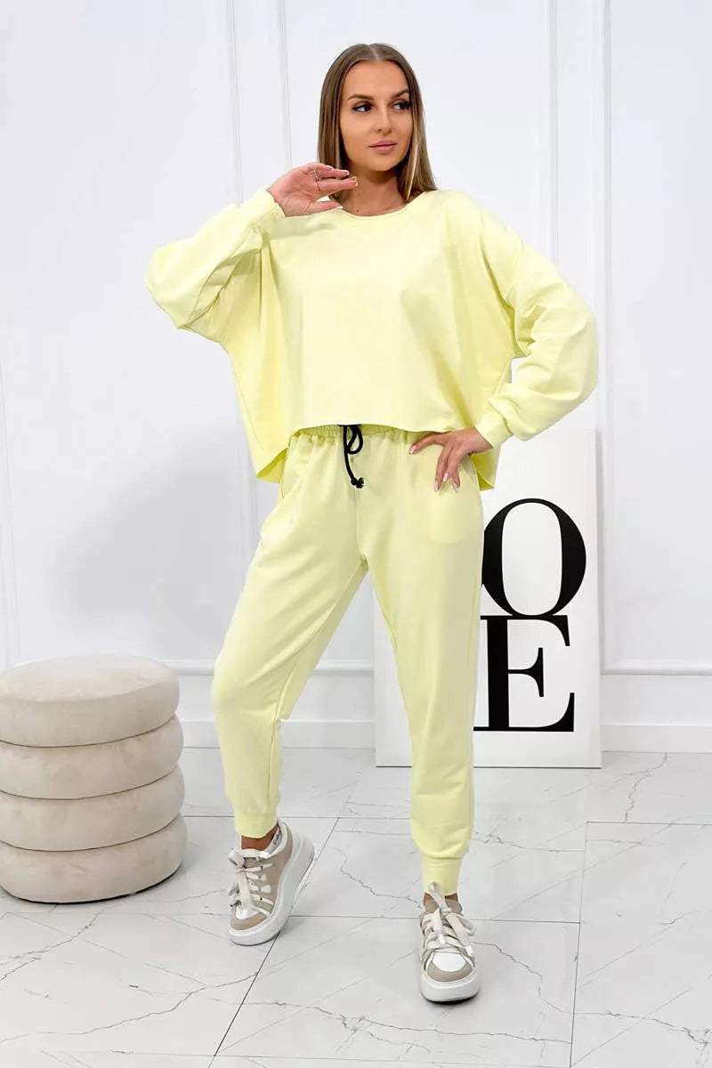 Women's yellow Evoli set.