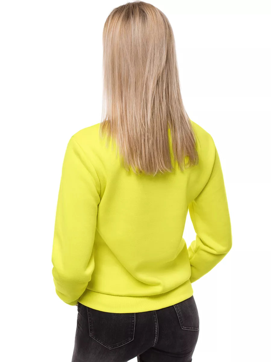 Women's yellow neon sweater Kober