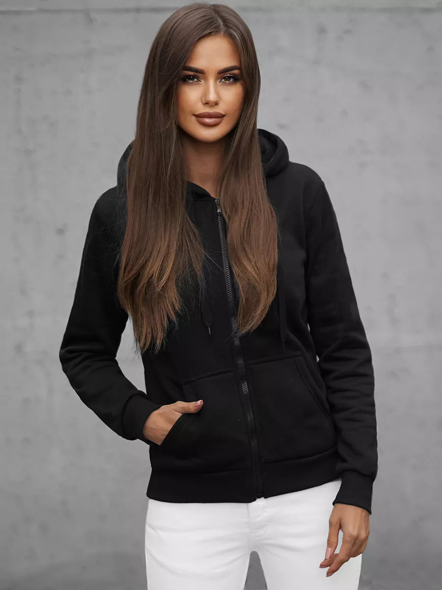 Women's hoodie in black Look