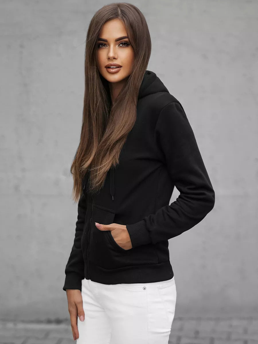 Women's hoodie in black Look