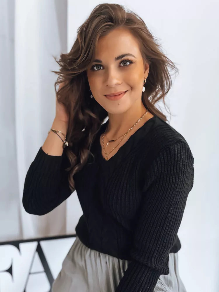 Women's sweater black Mira