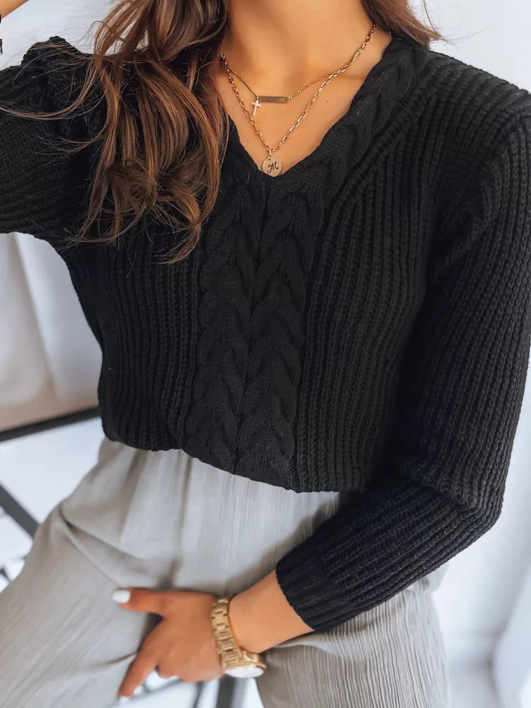 Women's sweater black Mira
