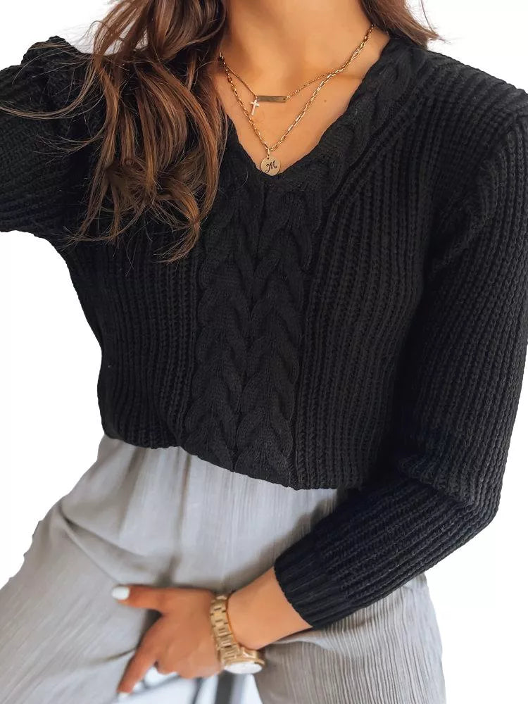 Women's sweater black Mira