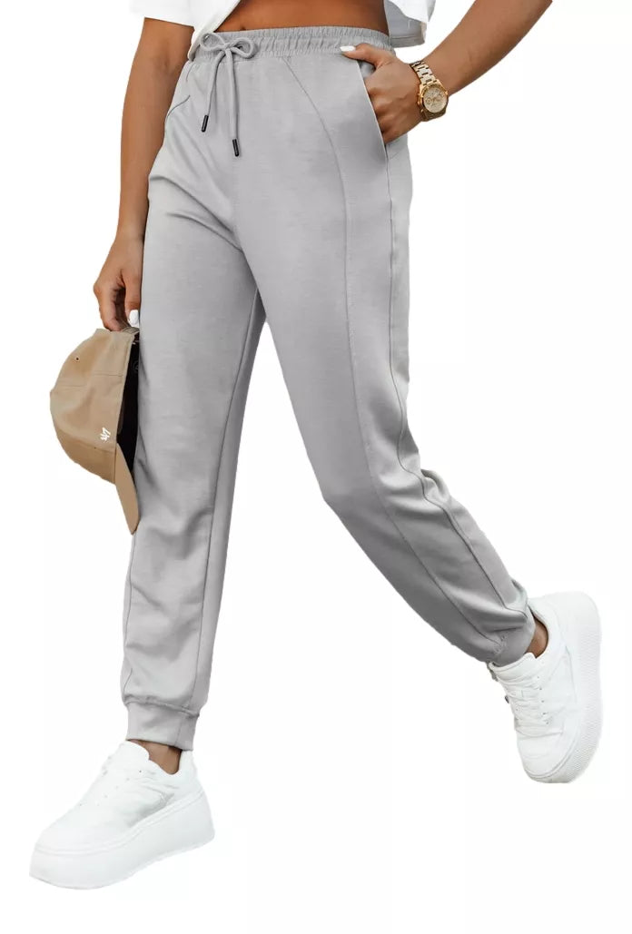 Women's light gray trousers Smil