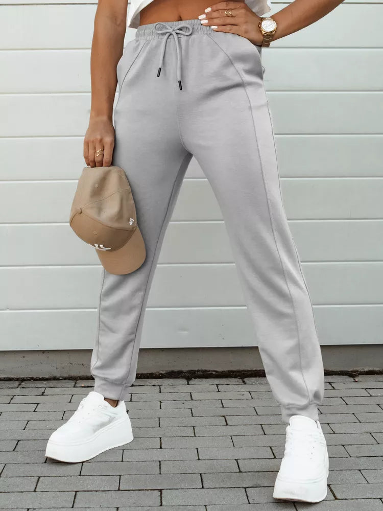 Women's light gray trousers Smil